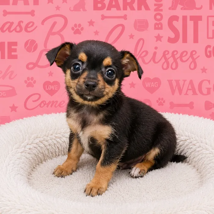 Male Chihuahua puppy named Ryan for sale at Waggles Port Charlotte.